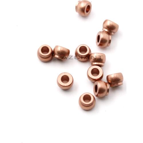 10PCS Round Spherical Oil Bearing Inner Diameter 3.1mm Ball Diameter 7mm Diy Copper Ring Parts
