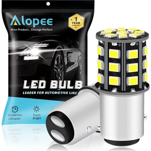 2Pcs 1157 BAY15D 1016 1034 7528 2057 2357 33 SMD LED Light Car Interior RV Camper Bulbs Red Yellow White 12-24VTail Brake Light