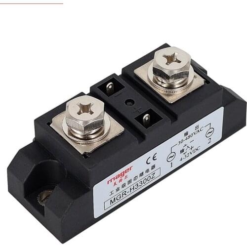 300A Industrial MGR-H3300Z Input 4-32VDC Output 30-480VAC industrial SSR Relay 300A With Free Shipping