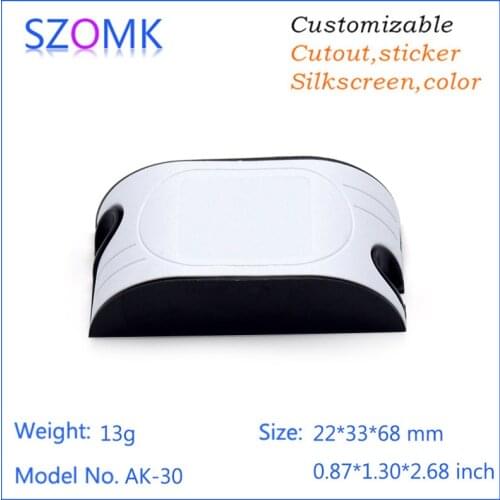 4 pcs, 22*33*68mm szomk new arrival electronics enclosure for pcb project box LED platic control box plastic enclosure cabinet