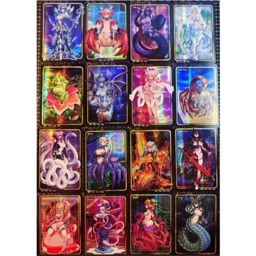 48pcs/set Monster Musume no Iru Nichijou Toys Hobbies Hobby Collectibles Game Collection Anime Cards