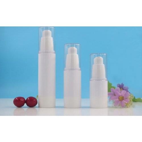30ml white plastic airless bottle used serum/lotion/emulsion/liquid foundation eye essence complex recovery skin packing