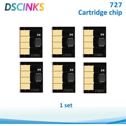 Free Shipping 300ML Chip For HP 727 Chip For HP T920 T1500 T2500 T930 T1530 T2530 Cartridge Chip