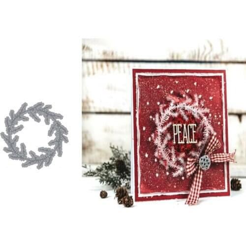 Album flower decoration Metal cutting dies cross stitch scrapbooking diesstencil Holiday card christmas new cutting dies for2021