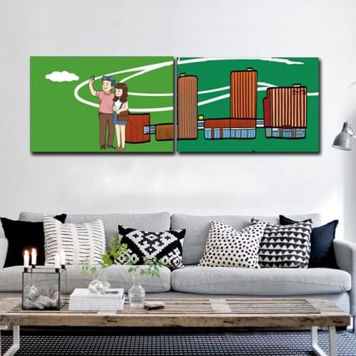 DIY colorings pictures by numbers with colors campus anime picture drawing painting by numbers framed Home