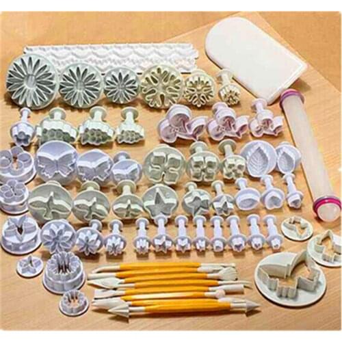 Diy Baking Tool Set For 21 68 Plastic Biscuit Mould Cakes