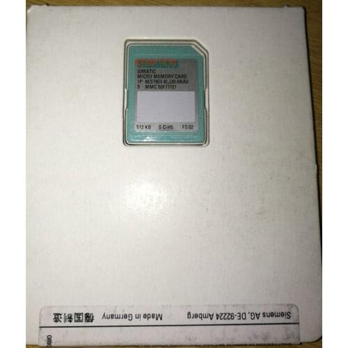 Original 6ES7953-8LJ31-0AA0 S7 Micro Memory Card for S7-300/C7/ET 200 6ES7 953-8LJ31-0AA0 to Replace 6ES7953-8LJ30-0AA0