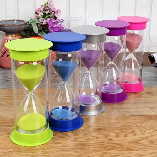 New Hourglass Sand Timer 5/10/15/20/25/30/40/45/60 Minutes Table Decor Sand Watch Clock Timer Gift Home Decorative Accessories