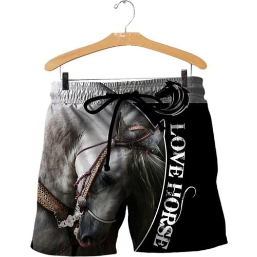 CLOOCL Popular Love Horse Men Casual Pants Newest 3D Printed Men Clothing Unisex Casual Board Shorts Women Harajuku Sports Pants