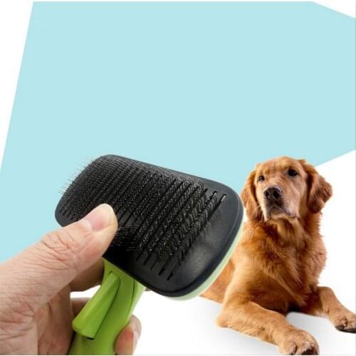 Pet Brush Automatic One-touch Hair Removal Brush Pet Brush Non-slip Anti-static Wear-resistant Convenient Beauty Brush Pet Care