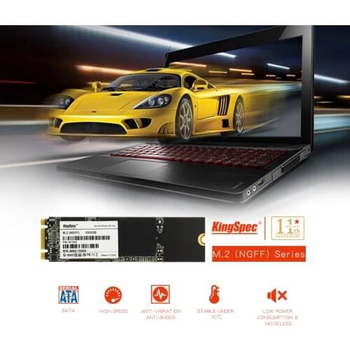 Kingspec 80*22mm slim NGF M.2 SATA hd ssd 128GB 256GB 512GB 1TB 2TB Solid State Drive for Thinkpad For IMB For SONY