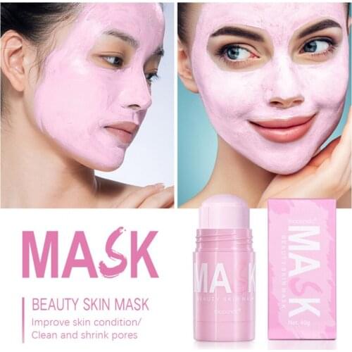 Solid Cleansing Rose Mask Stick Rose Mud Mask Oil Control Rose Acne Solid Mask Cleansing Mask Blackhead Fine Pores Mask