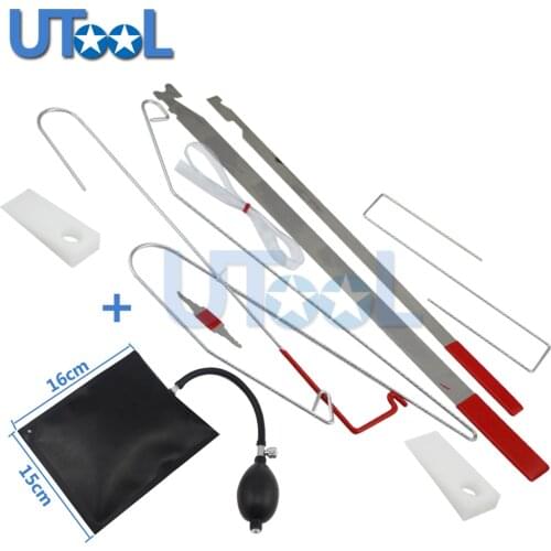 Universal Car Lock Out Tool Kit Unlock Car Door Open Tool Kit With Airbag Locksmith Tools