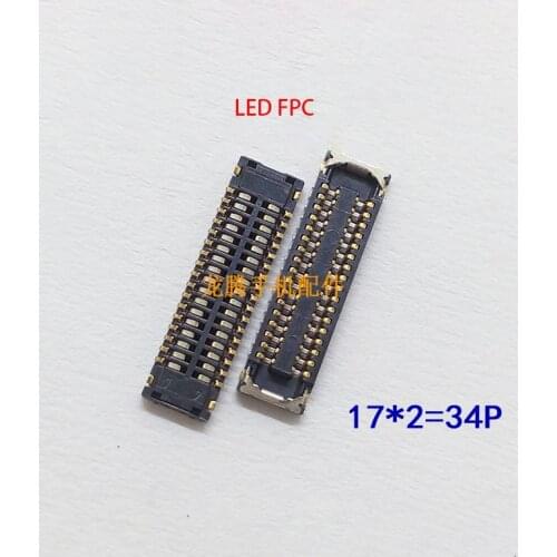 LCD Display FPC Connector Plug MotherBoard Pin For Huawei Y7 2019 Y7 prime 2019 Y6 2019 P smart + 2019 P smart 2019