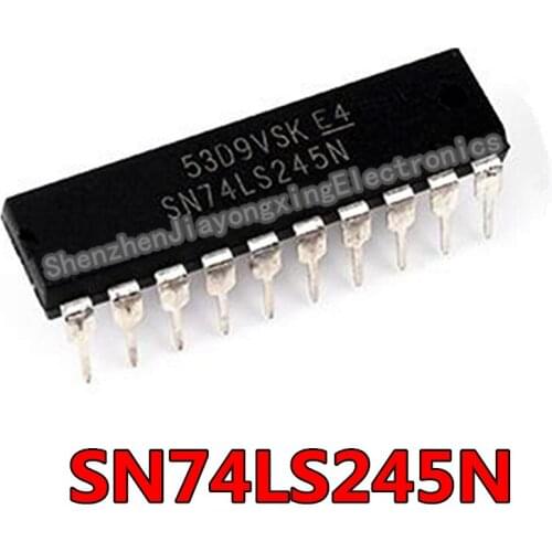 10PCS SN74LS245N DIP20 SN74LS245 DIP 74LS245N DIP-20 74LS245 HD74LS245P new and original IC