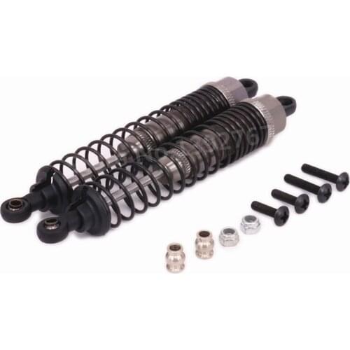 2 Pieces RC Car Aluminum Alloy Upgrade Oil Filled Rear Shock Absorber For 1/10 Scale Models Kyosho Optima 4WD CNC Hobby Buggy