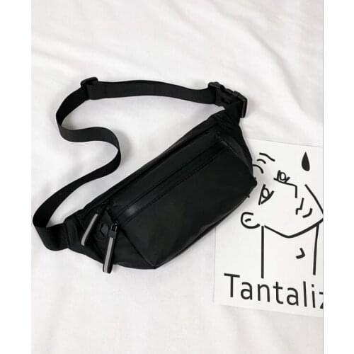 2021 Fashion Men Casual Travel Waist Pack Zipped Sports Shoulder Bag