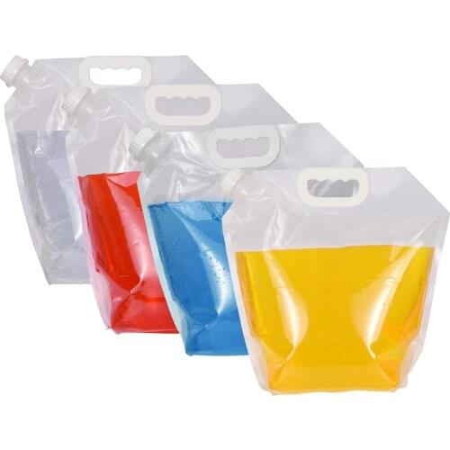 5/10L Collapsible Water Container BPA Free Plastic Water Carrier Folding Water Bag for Outdoor Camping Backpacking Hiking Picnic