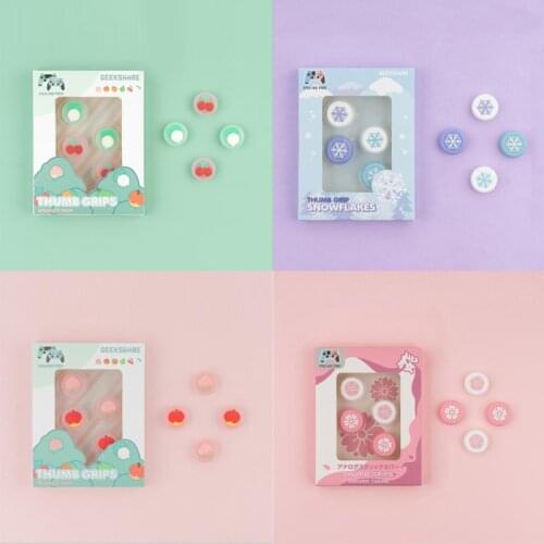 Fruit Cherry Pear Sakura Thumb Stick Grip Cap Joystick Cover For Sony Dualshock 5/4/3 PS5/PS4/PS3/Xbox 360/Switch Pro Controller