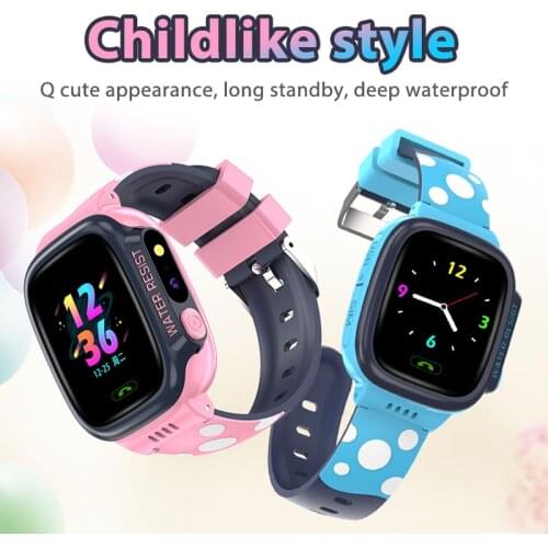 696 Y92 Kids Smart Watch 1.44 Inch Screen LBS Positioning GPRS Waterproof Photo Music SOS Call Anti-Lost Watch Children Clock
