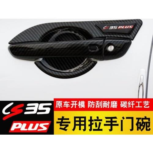 For Changan CS35plus 2018-2021 Adesivo de puxador externo da tigela de porta High-quality ABS Chrome car accessories Car styling