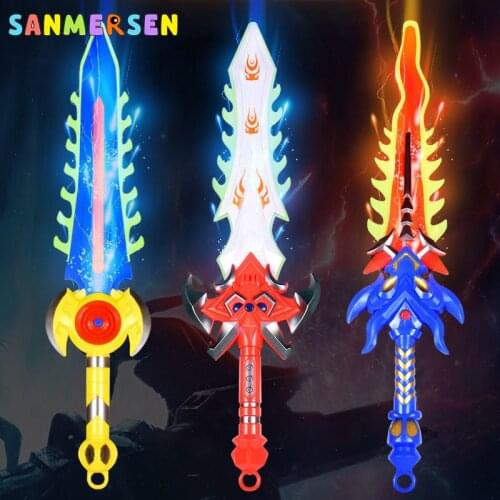 Weapon sword simulator induction long sword children plastic gift weapon flash toy electronic lightsaber laser children toy