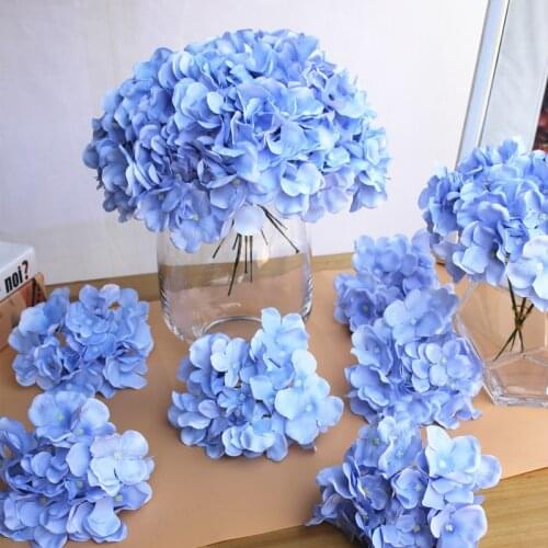 Pretty 30pcs/lot 15cm Artificial Hydrangea Decorative Flower for Wedding Party simulation flower for Home DIY Flower Decoration