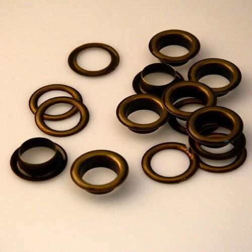 20mm (inside) brass metal eyelets grommet antique bronze, Free Shipping