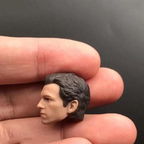 1/12 scale boy Man Male Boy Head SHF Sculpt Carving Model toy Spyderman Head For 6'' Doll Body Accessories model display