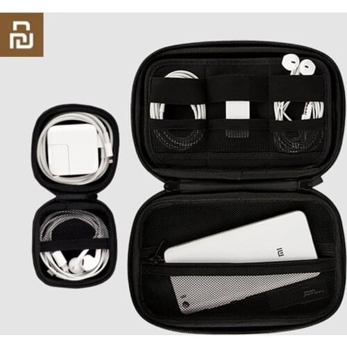 Youpin HX Multifunctional Digital Storage Box/Earphone Storage Case For Earphone Accessories Earbuds Power Bank USB Cable BagH30