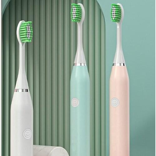 Multi Stage Acoustic Vibration Adult Waterproof Electric Toothbrush Rechargeable Practical Toothbrush