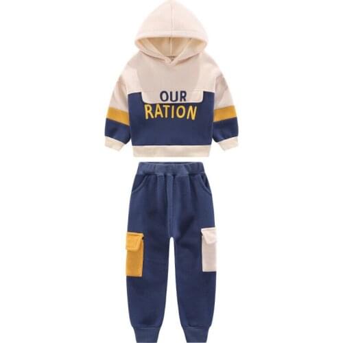 Fashion Spring Autumn Boy Girl Clothes Set 2021 New Children Casual Hoodie Jacket Pants/2Pcs Kids Baby Girls Boys Tracksuits