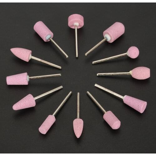 12/30pcs Nail Drill Milling Bits Set Manicure Machine Polishing Grinding Head Sanding Tools Sets Pedicure Bits Nail Accessories