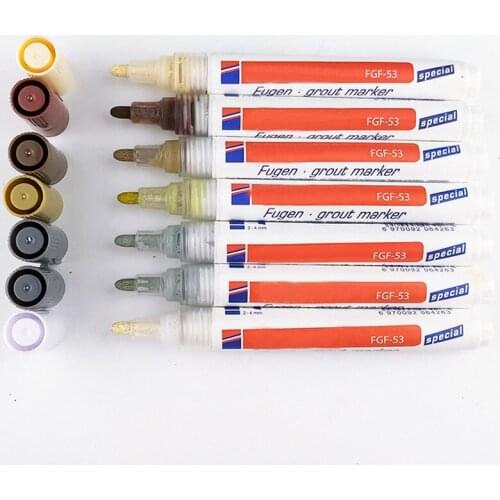 New Tile Grout Coating Marker Wall Floor Ceramic Tiles Gaps Professional Repair Pen DOM668