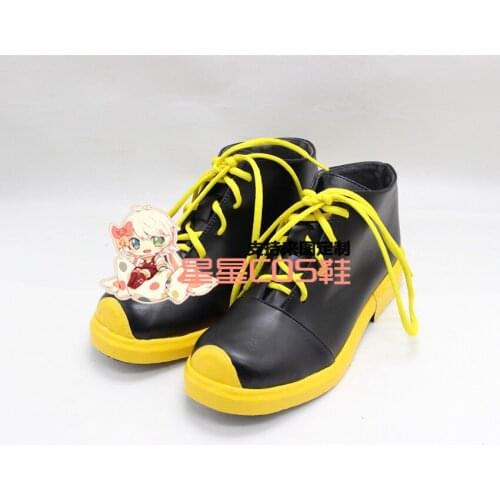 Re: Life in a Different World from Zero Natsuki Subaru Black Daily Cosplay Shoes X002