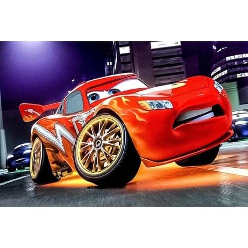 Self-adhesive Wall Sticker Disney Cartoon Red Cars Wall Art Posters and Prints Room Decoration Painting Bedroom Home Decoration