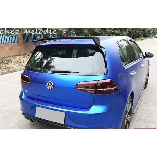 SD style high quality real Carbon fiber/primer unpainted FRP Car Roof Spoiler Wing For Volkswagen GOLF7 MK7 GTI/R