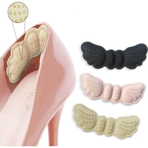 3 pairs Butterfly Heel Insoles Heel Shoes Stickers For Heels Length Shoe Heel Pad Foot Care Anti Abrasion Keep Abreast Heel Pads