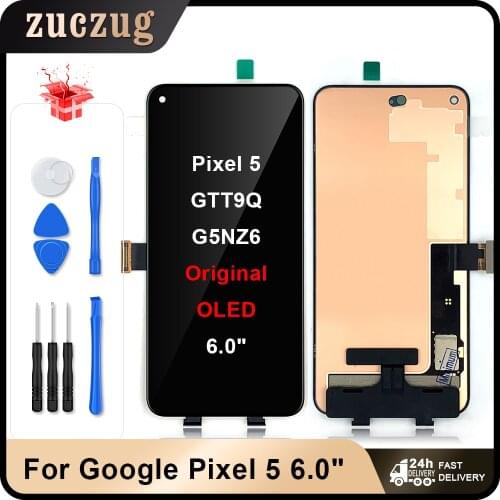 6.0" Original For Google Pixel 5 LCD Display Touch Screen Digitizer Assembly For Google Pixel5