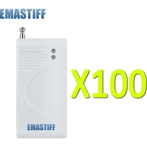 100PCS wireless shock sensor vibration detector 433mhz 1527 to work with GSM wifi alarm