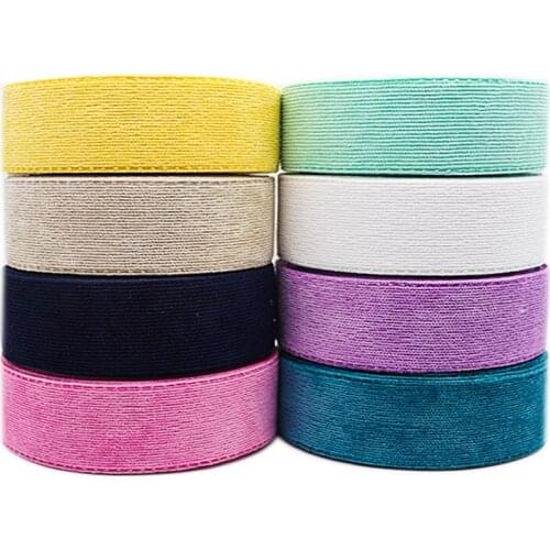5 Yards 1' 38MM Corduroy Fabric Ribbons For Hair Bows DIY Handmade Materials Y2020110402