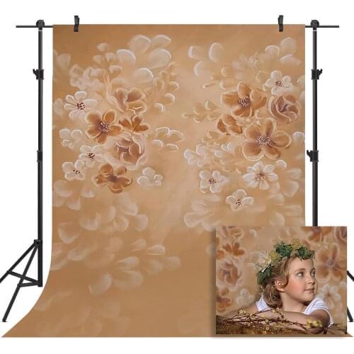 Abstract white floral backdrop for photography studio newborn baby birthday portrait background for photocall studio children