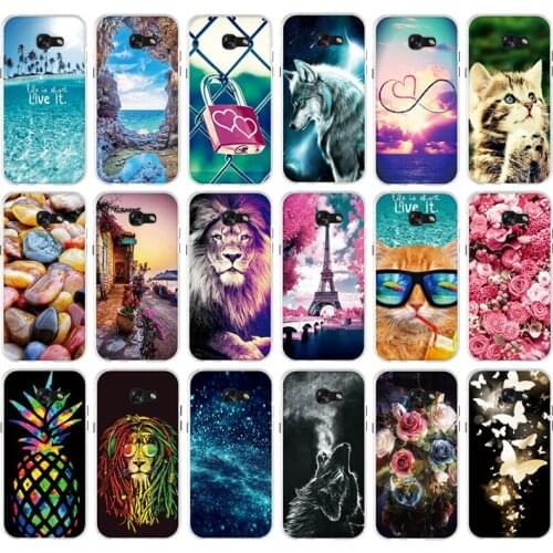 Cover for Samsung Galaxy A5 2017 Case on Bumper Samsung A5 2017 Cover Silicone Soft TPU Phone Case for Samsung A520 A520F Cases