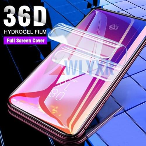 36D Full Protective Hydrogel Film For Xiaomi Redmi 4X 5 Plus 6 Pro 7A Note 7 6 5 K20 Pro Go S2 Screen Protector Film Full Cover