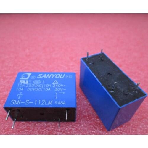 HOT NEW relay SMI-S-112LM SMI-S SMI 112LM 12VDC 10A 250VAC DC12V 12v DIP4