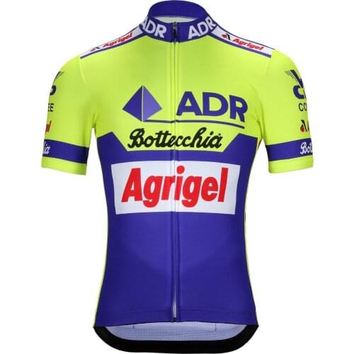 Retro ADR Classical Man New Short Sleeves Cycling Jersey XIMATT Outdoor Road Bike Quick Dry Moisture Wicking Customizable