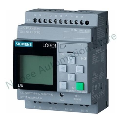 SIEMENS LOGO! 12/24RCE 6ED1052-1MD08-0BA1 full replace 6ED1052-1MD08-0BA0