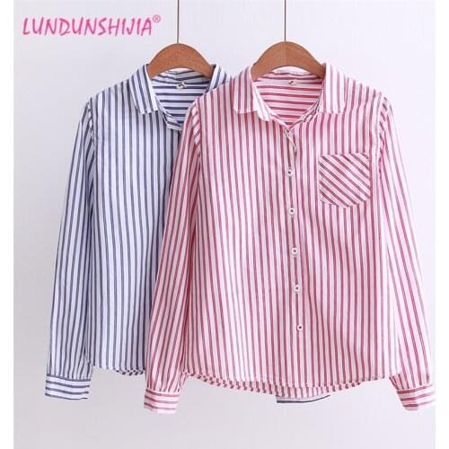 LUNDUNSHIJIA Collar Blouses