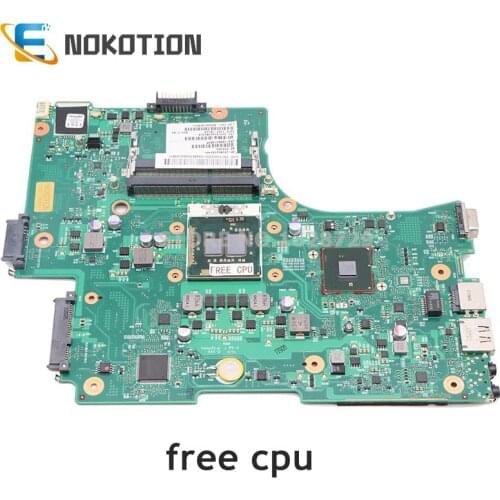 NOKOTION Laptop Motherboard For Toshiba Satellite L650 HM55 DDR3 1310A2332403 V000218090 6050A2332401-MB-A03 Main board