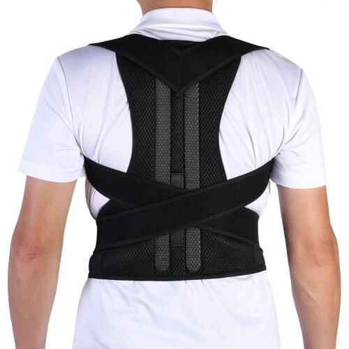 Shoulder Lumbar Spine Brace Belt Adjustable Posture Corrector Back Support Strap Posture Brace Bodywellness Strap Belt
